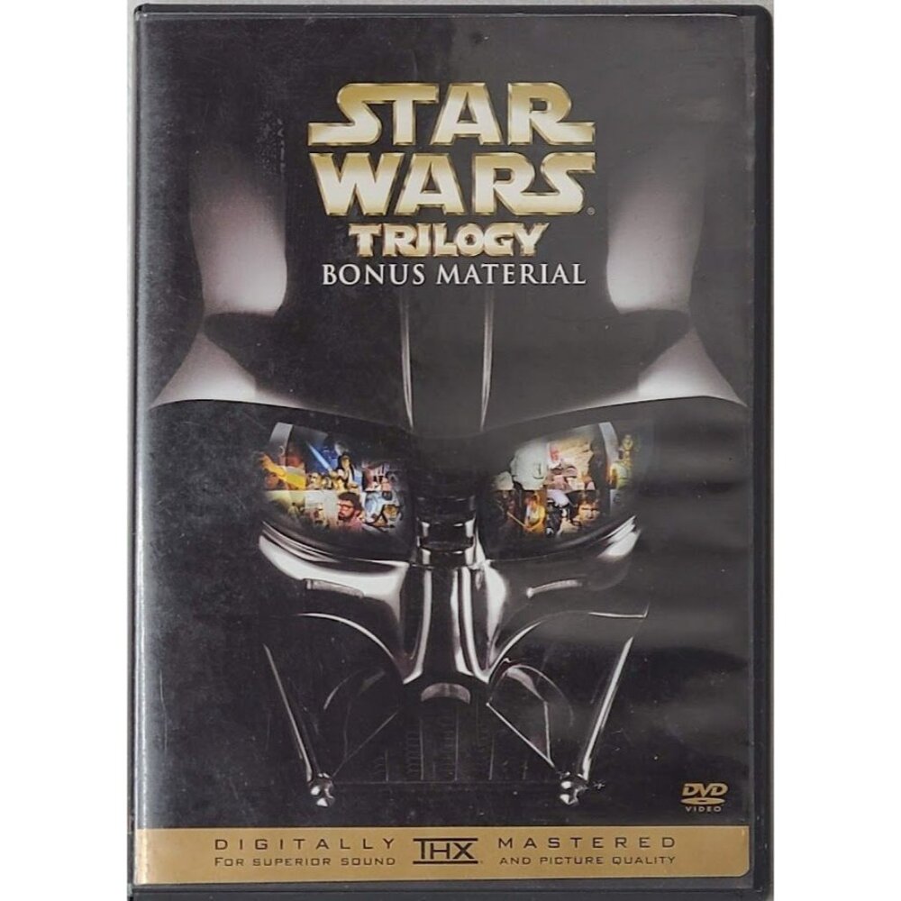 Star Wars Trilogy Bonus Material DVD Gold Full Screen Version 2004